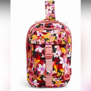 Vera Bradley Utility Sling Backpack - Tropical Rosa Floral